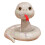Serpiente de peluche de algodón PP realista y suave (1 pieza) 1