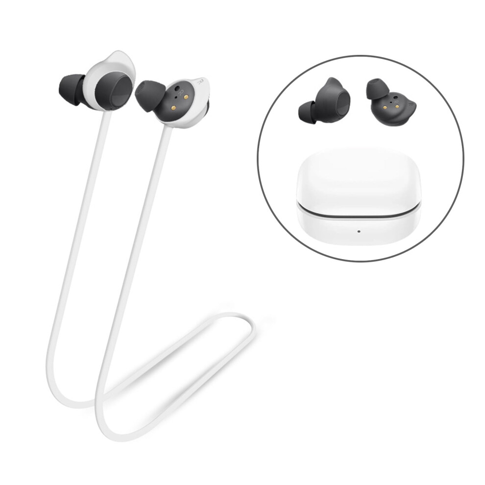 Anti-Lost Lanyard For Buds Fe Earphone, Anti-Skid Soft Silicone Sports Straps, Neck Rope Cord For Sports 9555307644668