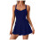 Γυναικείο Tankini Top με μπανέλα - Στριφτό V ντεκολτέ, Αέρινο μαγιό, Top Χωρίς κάτω μέρος, 1