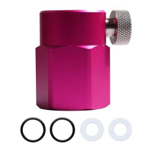 Adattatore per bombola di CO2, accessorio per macchina per bibite gassate, connettore metallico affidabile per bombola di bibita gassata