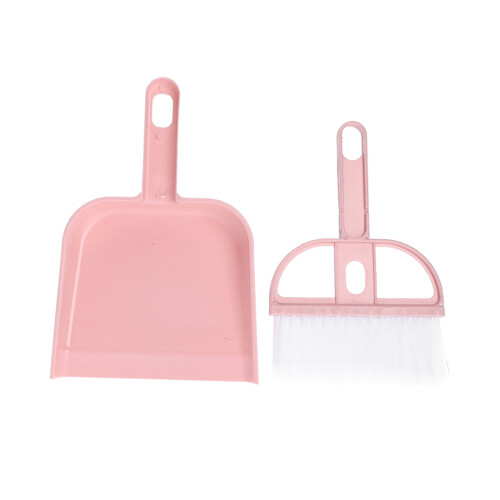 Compact Cleaning Kit - Small Area Sweeper Tools for Desktop Debris, Mini Dustpan Brush Set for Home Office Use