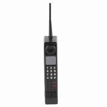 Mobiltelefonmodell i vintagestil, dekorrekvisitt i jern for fotoutstilling, slitesterk og lett