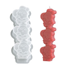 Set di 3 stampi natalizi: Babbo Natale, albero e uomo per realizzare