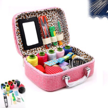Big Eye Steel Sewing Needles Kit, Stainless Steel Hand Sewing Needles with Portable Leather Case – Compatible with DIY Crafts
