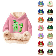 Multicolor Printed Kids Hoodie for Boys Soft Fabric Pullover
