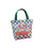 Medium Size Canvas Christmas Gift Bag with Handle with Christmas Element Patterns Decorative and Practical for Pack Small Gifts Apples 1