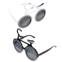 2Pcs Black Plastic Party Glasses Frame Photo Props Birthday Party Decor Accessory