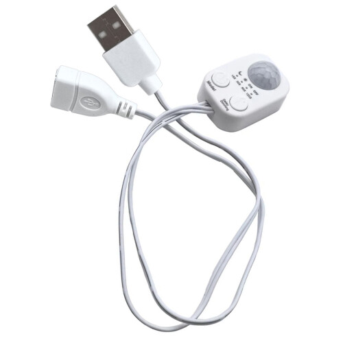 USB-bewegingssensorschakelaar met instelbare helderheid en