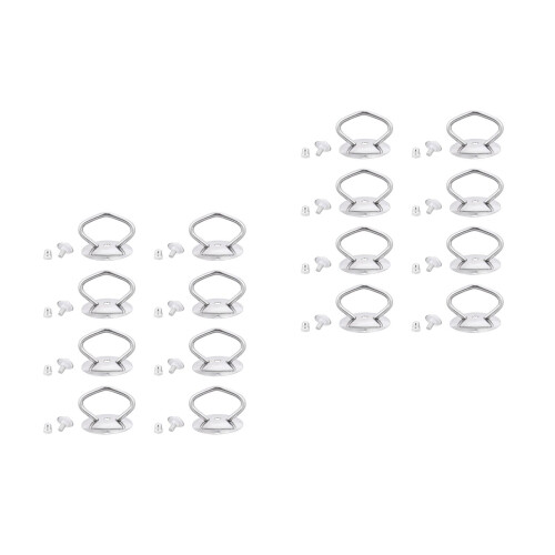 16Pcs Silver Pot Lid Handles Stainless Steel Universal Pan Cover Knobs