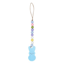 Easter Beaded Tassel Tray Decoration Colorful Ribbon Garland Rustic Holiday Accent for Tiered Tray Tabletop Shelf Spring Home Decor