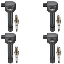 UF582 ignition coils and IZFR6K11S iridium spark plugs set