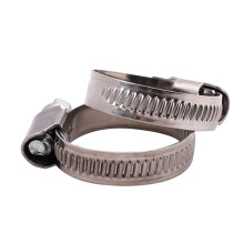 Milisten 2Pcs Wire Clamp Stainless Steel Zinc Plated Double Wire Hose Clips for Blast Gates Fastening