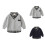 Cappotto a maniche lunghe in cotone a quadri per bambini 1