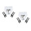 2Pcs Motorbike Headlamp White Compact Durable Headlight 1