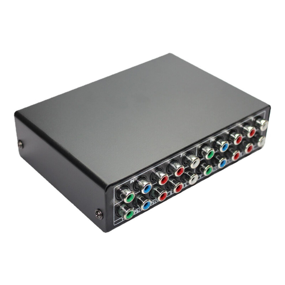 3 In 1 Out Component Av Video Switch Box, Av Switcher Selector Ypbpr Rgb For For 9377112556895