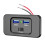 RV USB-stikkontakt 12V vægmontering 72W dobbeltport 1