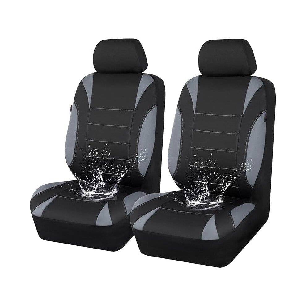 Waterproof Car Seat Covers (Front Only) Â 5Mm Eva/Neoprene, Quick-Setup, Universal Fit For Cars/Suvs/Trucks, Airbag Compatible 9402001245717