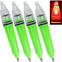 Luz LED subacuática para pesca de profundidad, resistente al agua, con luz intermitente, atrayentes para peces, herramientas para atraer cebos y