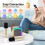 Kids Mini Karaoke Machine Portable Bluetooth Speaker with 1
