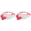 2Pièces Chapeaux Shampooing Rouge Protection Eau 1