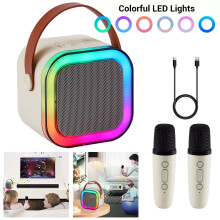 Kids Mini Karaoke Machine with Bluetooth and 2 Wireless