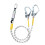 Safety Lanyard Fall Protection Harness Hook Belt High Strength Polyester Alloy Steel for Construction Workers 3