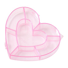 Valentine candy-shaped fillable jars for DIY sweets 6 pcs