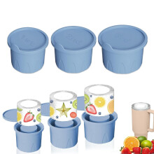 Moules à glaçons en silicone, lot de 3 moules cylindriques creux.