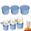 Moules à glaçons en silicone, lot de 3 moules cylindriques creux. 1