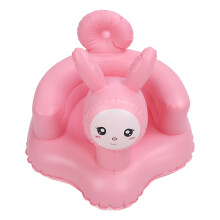 Sedia per Bambini Gonfiabile con Pompa ad Aria, PVC Rosa, 64x52x46cm