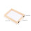 molde para fabricar papel de madera con marco y malla, kit diy 2