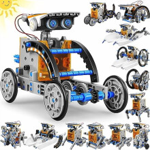 Kit de robot solaire STEM pour enfants de 8 à 12 ans, jouet éducatif 13 en 1