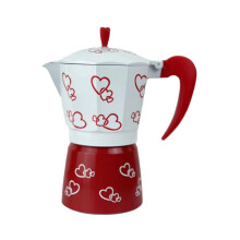 Cafetière italienne Moka en aluminium 7,4 pouces 150 ml