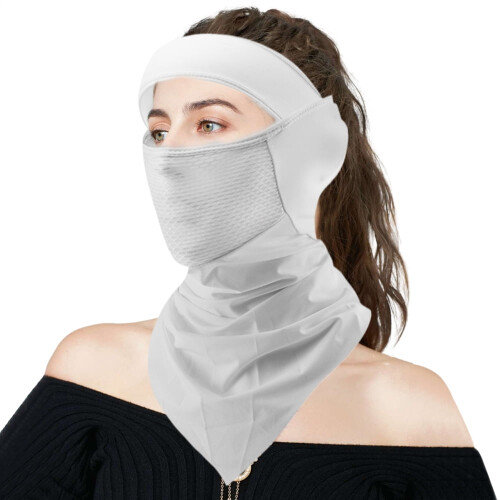 UPF 50 cooling face mask and neck gaiter