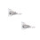 2Pcs Stainless Steel Sewing Machine Binding Binder Silver for Overlock 1