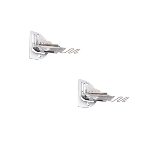 2Pcs Stainless Steel Sewing Machine Binding Binder Silver for Overlock