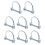 16Pcs Silver Quick Release Locking Pins for Trailers Farm Lawn Use 1
