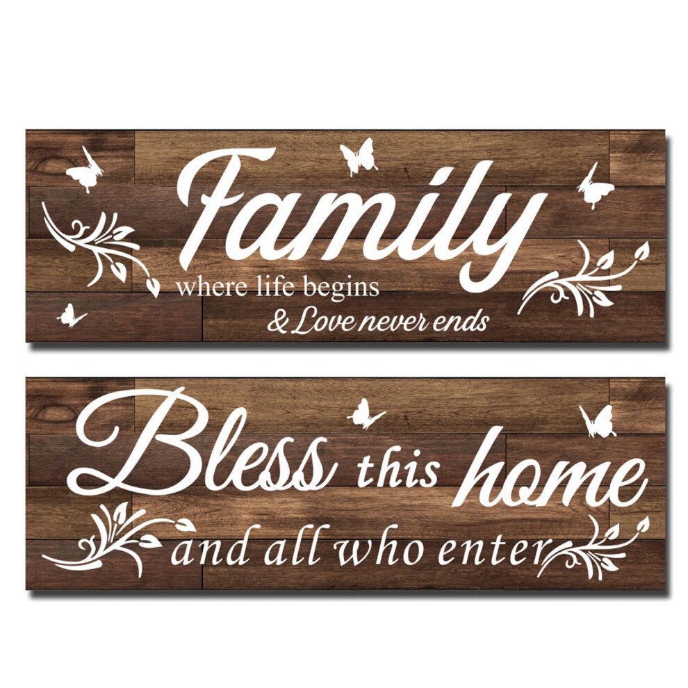 Home Decor Clearance Family Home Three-dimensional Wooden Wall Sticker For Home Decoration Wall Sticker Home Decor Items