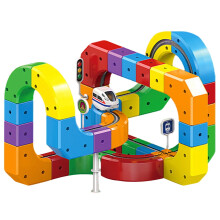 Σετ Ηλεκτρικών Μαγνητικών Ραγών Τρένου STEM Toy81PCS