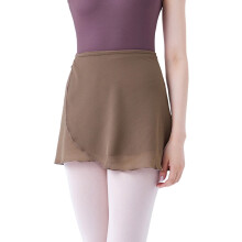 Jupe portefeuille de ballet en mousseline transparente à taille ajustable