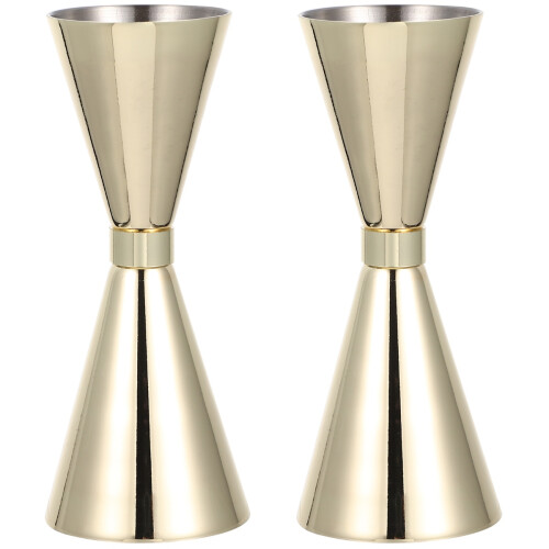 2Pièces Accessoire Bar Jigger Acier Inoxydable Pour Maison