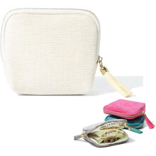 Jewelry Organizer Case with Zipper and Tassel for Women