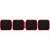 4Pcs Comfortable Lifting Pads Durable Workout Grips Black for Exercise 1
