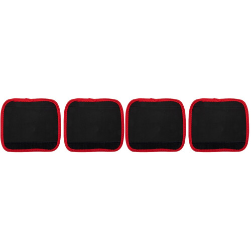 4Pcs Comfortable Lifting Pads Durable Workout Grips Black for Exercise