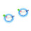 2Pcs Portable Blue Plastic Handy Outdoor Flying Tool 1