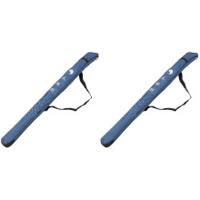 2Pcs Blue Canvas Sword Bag Durable Taichi Sword Storage Carrier