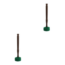 2Pcs Green Durable Wood Singing Bowl Mallet for Sound Therapy