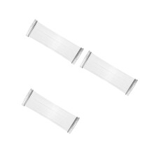3Pcs Durable Stainless Steel Snare Spring Belt for Snare Drum Silver