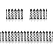 60Pcs Black Cake Candles for Birthday Baby Shower Party Decor