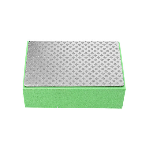 2Pcs Durable Green Polishing Blocks Handheld Diamond Grinding Pads